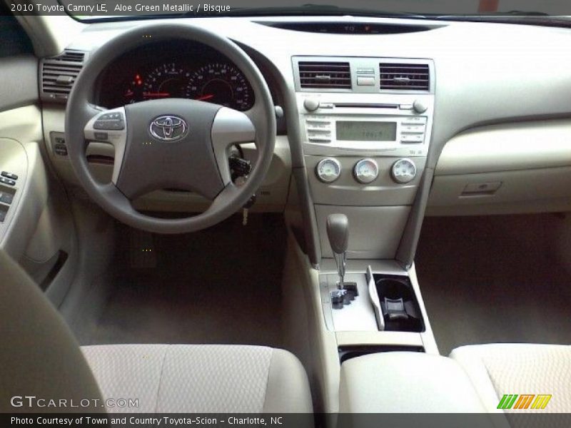 Aloe Green Metallic / Bisque 2010 Toyota Camry LE