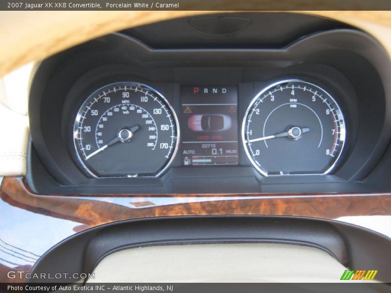 Porcelain White / Caramel 2007 Jaguar XK XK8 Convertible