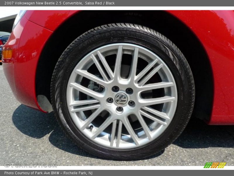 Salsa Red / Black 2007 Volkswagen New Beetle 2.5 Convertible