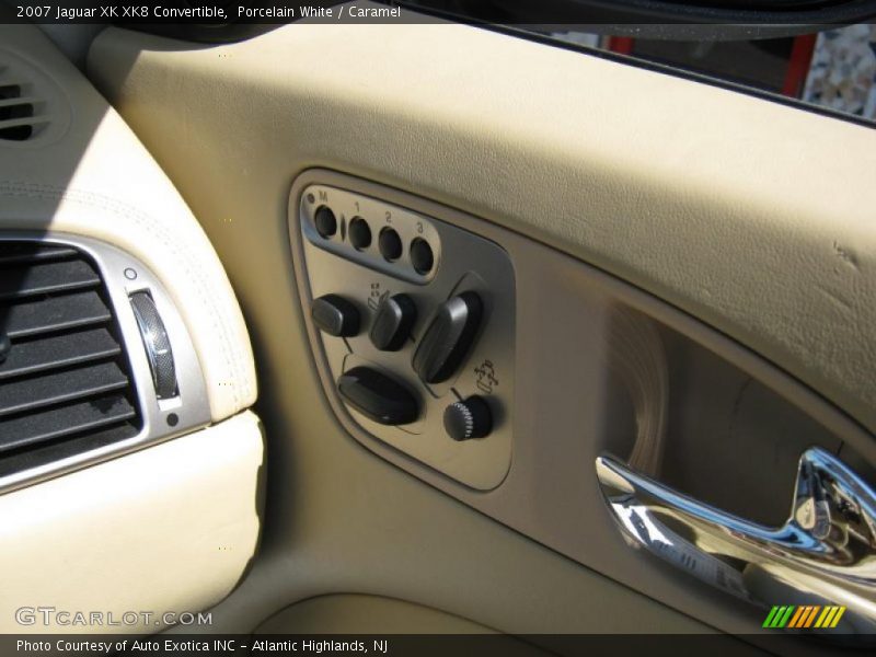 Porcelain White / Caramel 2007 Jaguar XK XK8 Convertible