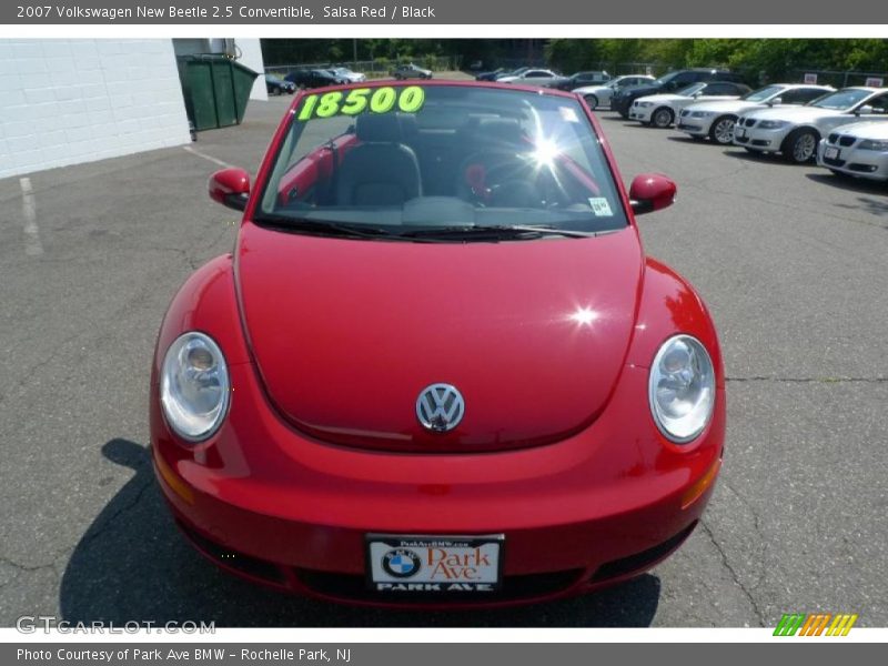 Salsa Red / Black 2007 Volkswagen New Beetle 2.5 Convertible