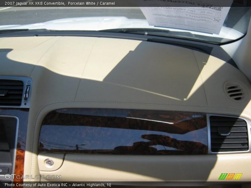 Porcelain White / Caramel 2007 Jaguar XK XK8 Convertible