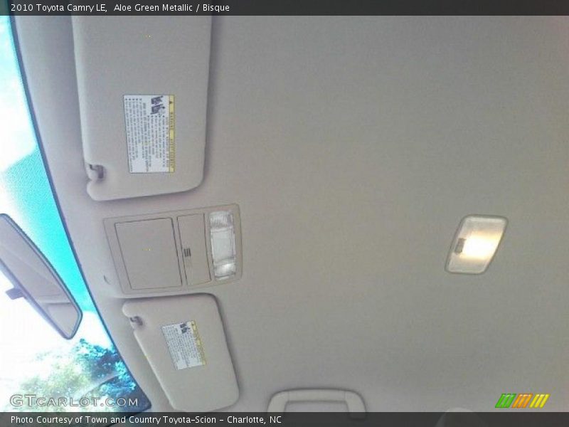 Aloe Green Metallic / Bisque 2010 Toyota Camry LE