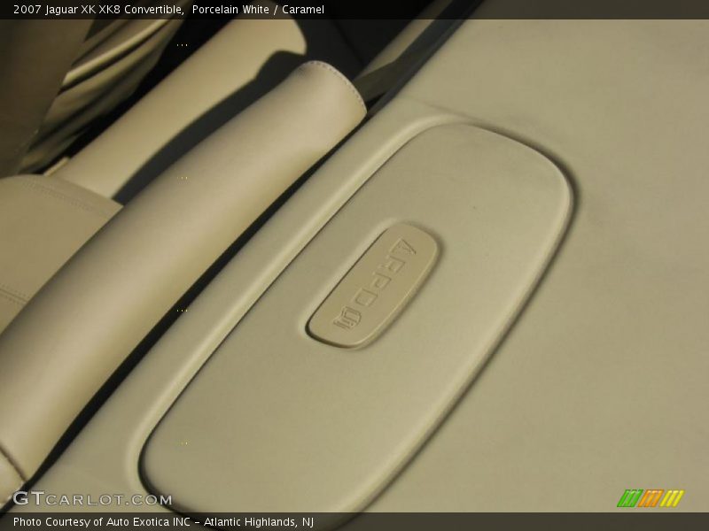 Porcelain White / Caramel 2007 Jaguar XK XK8 Convertible