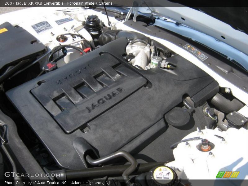 Porcelain White / Caramel 2007 Jaguar XK XK8 Convertible