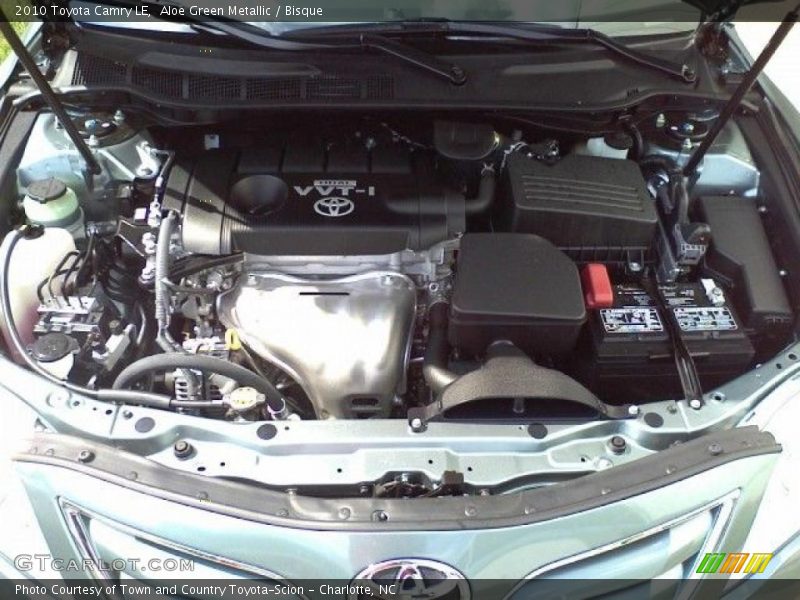 Aloe Green Metallic / Bisque 2010 Toyota Camry LE