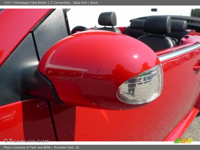 Salsa Red / Black 2007 Volkswagen New Beetle 2.5 Convertible