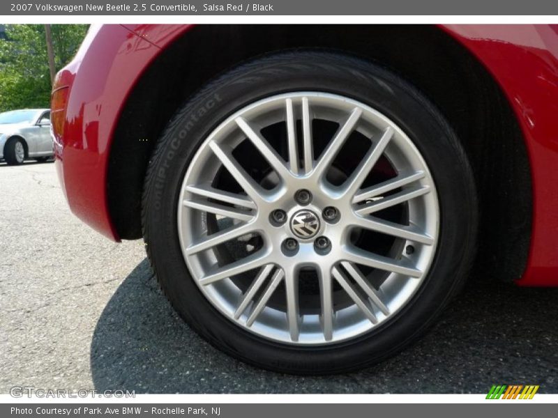 Salsa Red / Black 2007 Volkswagen New Beetle 2.5 Convertible