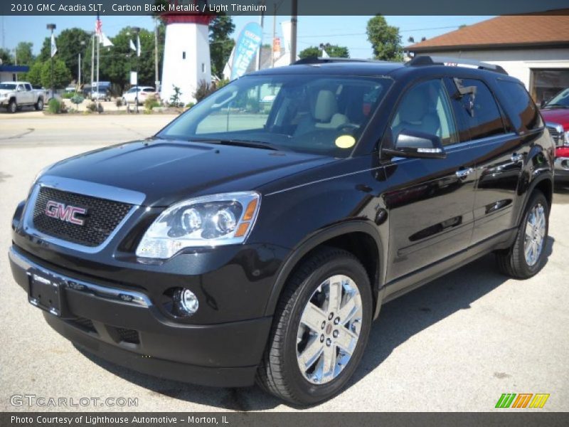 Carbon Black Metallic / Light Titanium 2010 GMC Acadia SLT