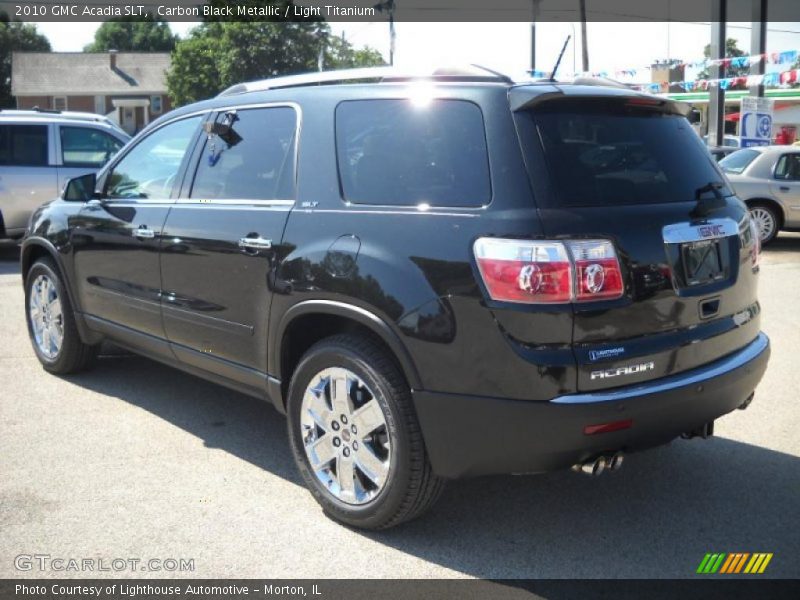 Carbon Black Metallic / Light Titanium 2010 GMC Acadia SLT