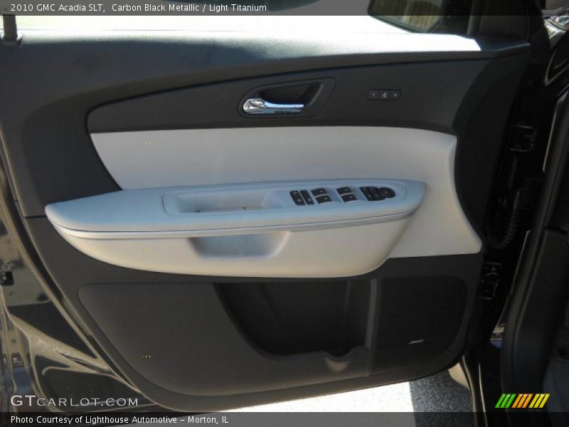 Carbon Black Metallic / Light Titanium 2010 GMC Acadia SLT