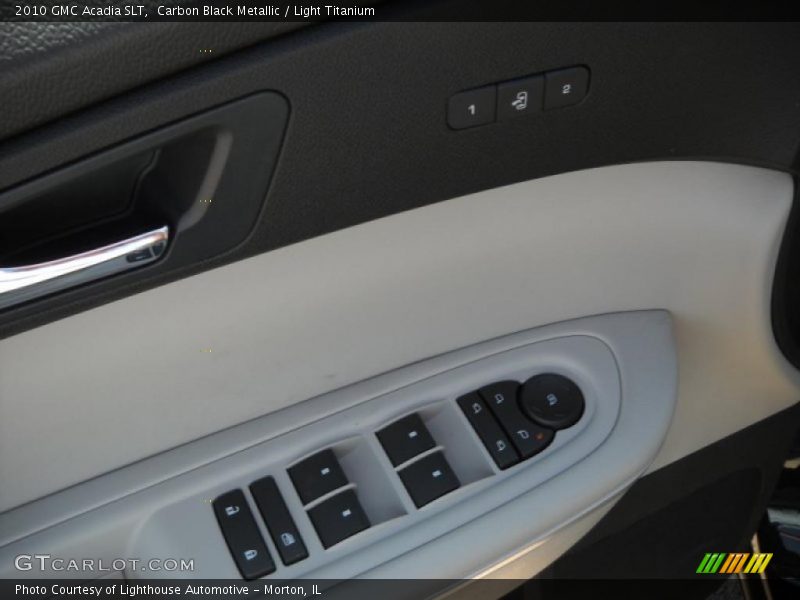 Carbon Black Metallic / Light Titanium 2010 GMC Acadia SLT