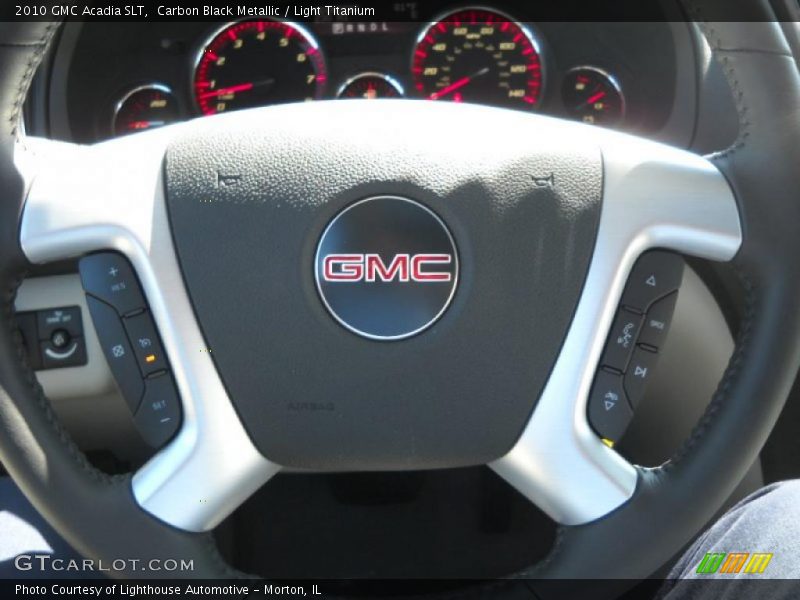 Carbon Black Metallic / Light Titanium 2010 GMC Acadia SLT