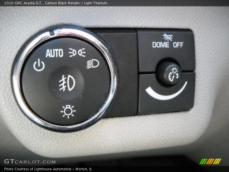 Carbon Black Metallic / Light Titanium 2010 GMC Acadia SLT