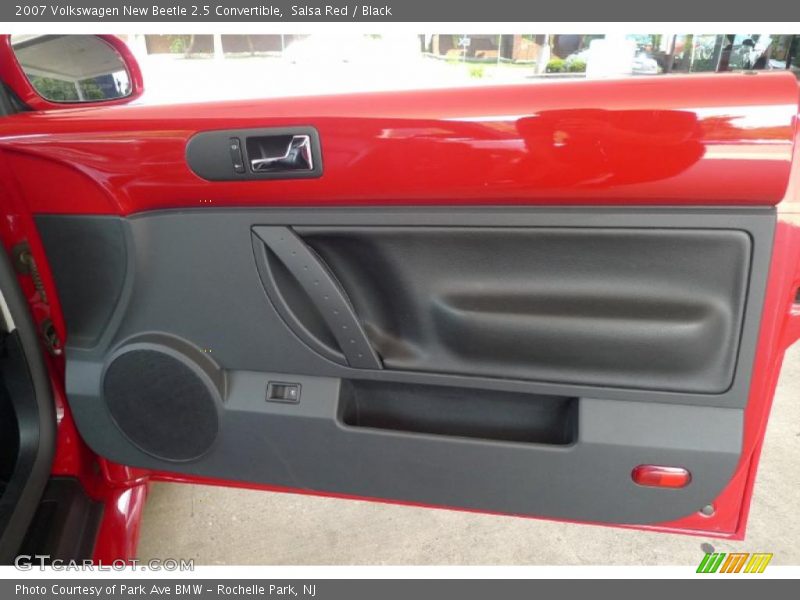 Salsa Red / Black 2007 Volkswagen New Beetle 2.5 Convertible