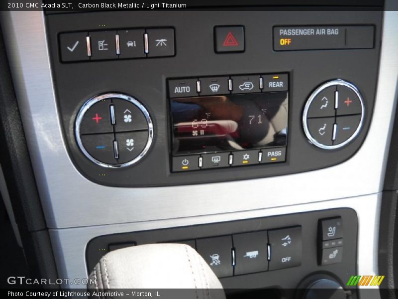 Carbon Black Metallic / Light Titanium 2010 GMC Acadia SLT