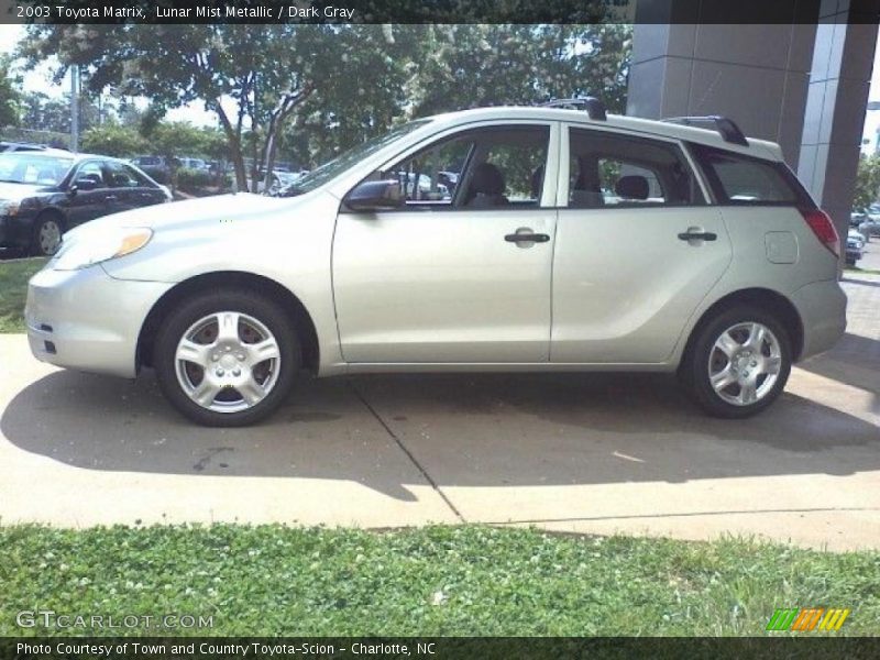 Lunar Mist Metallic / Dark Gray 2003 Toyota Matrix