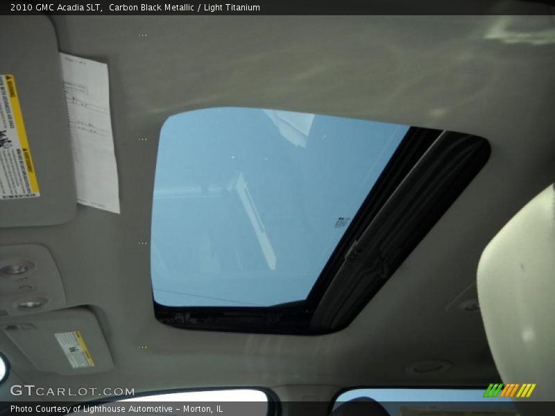 Carbon Black Metallic / Light Titanium 2010 GMC Acadia SLT
