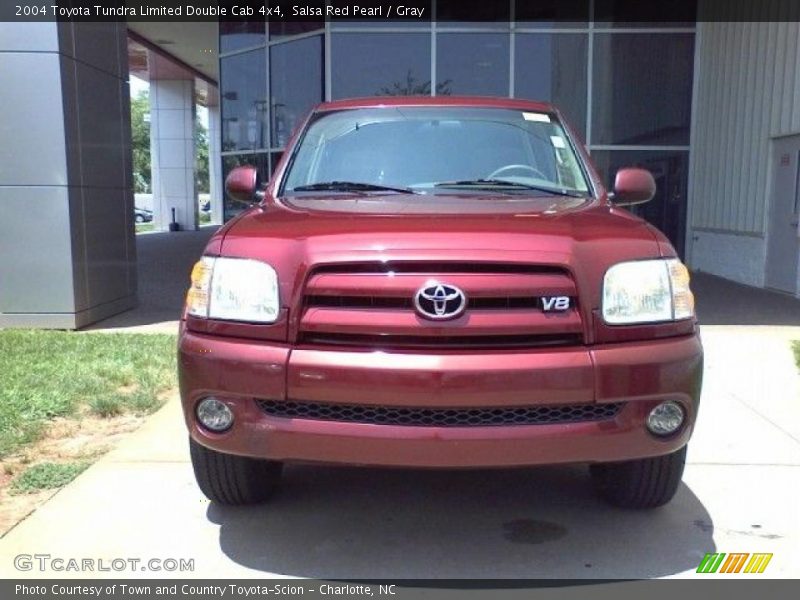 Salsa Red Pearl / Gray 2004 Toyota Tundra Limited Double Cab 4x4