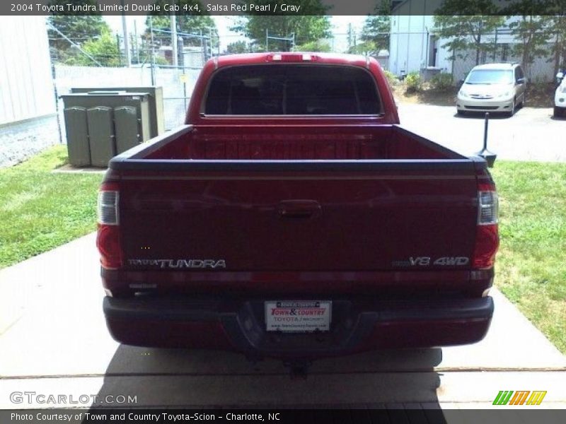 Salsa Red Pearl / Gray 2004 Toyota Tundra Limited Double Cab 4x4