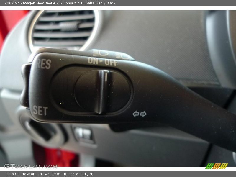 Salsa Red / Black 2007 Volkswagen New Beetle 2.5 Convertible