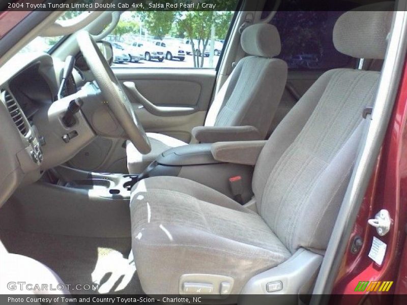 Salsa Red Pearl / Gray 2004 Toyota Tundra Limited Double Cab 4x4