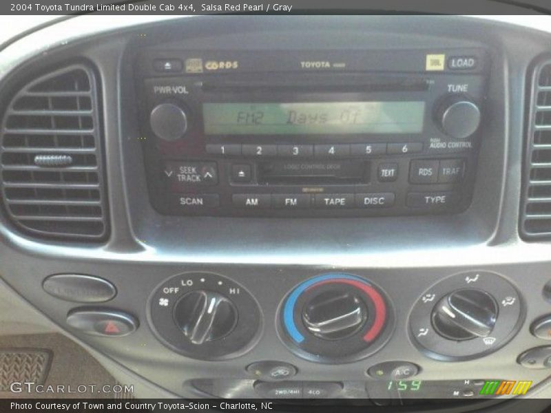 Salsa Red Pearl / Gray 2004 Toyota Tundra Limited Double Cab 4x4