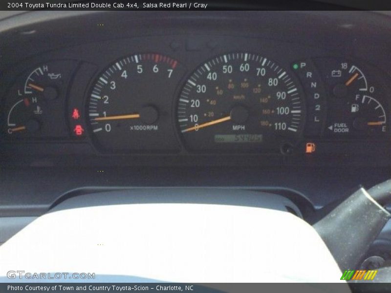Salsa Red Pearl / Gray 2004 Toyota Tundra Limited Double Cab 4x4