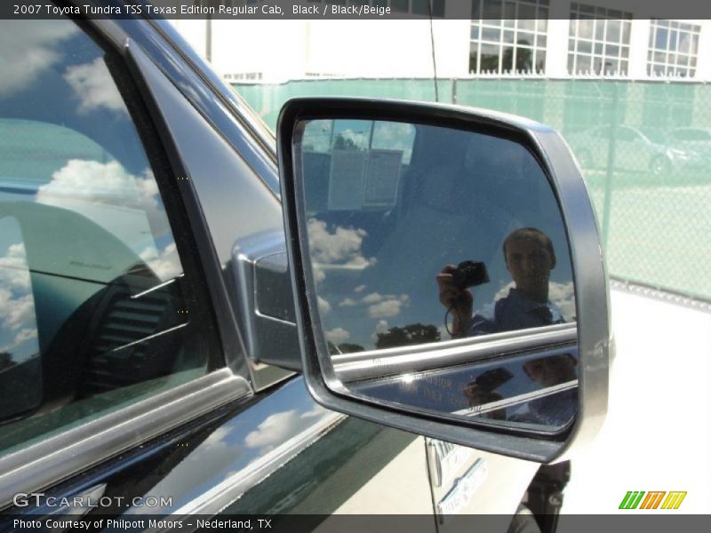 Black / Black/Beige 2007 Toyota Tundra TSS Texas Edition Regular Cab