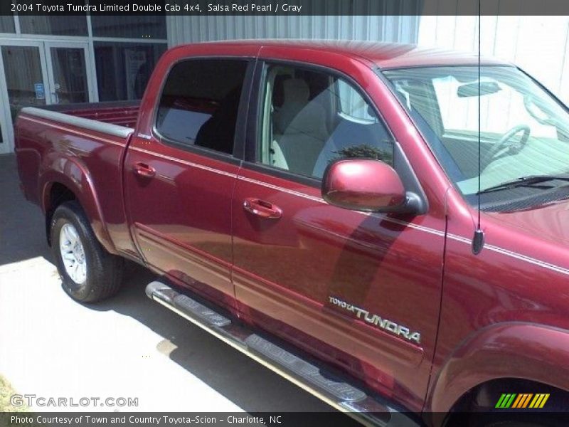 Salsa Red Pearl / Gray 2004 Toyota Tundra Limited Double Cab 4x4