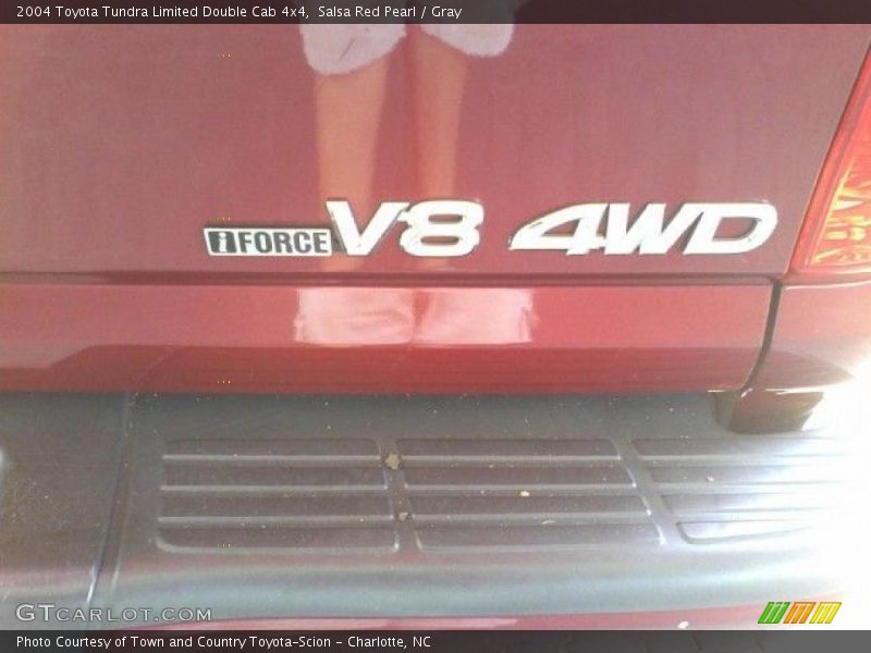 Salsa Red Pearl / Gray 2004 Toyota Tundra Limited Double Cab 4x4