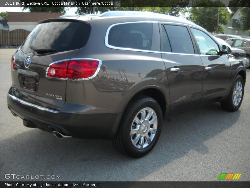 Cocoa Metallic / Cashmere/Cocoa 2011 Buick Enclave CXL