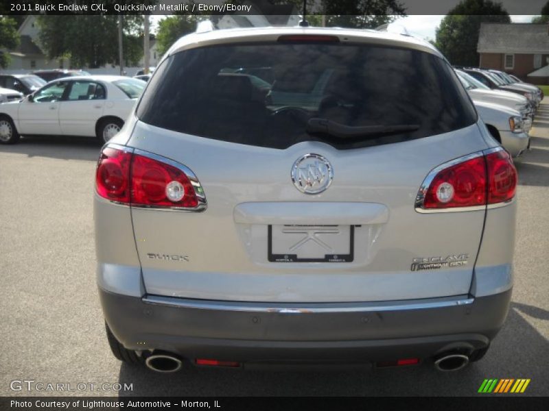 Quicksilver Metallic / Ebony/Ebony 2011 Buick Enclave CXL