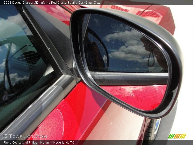 Inferno Red Crystal Pearl / Dark Slate Gray 2008 Dodge Charger SE