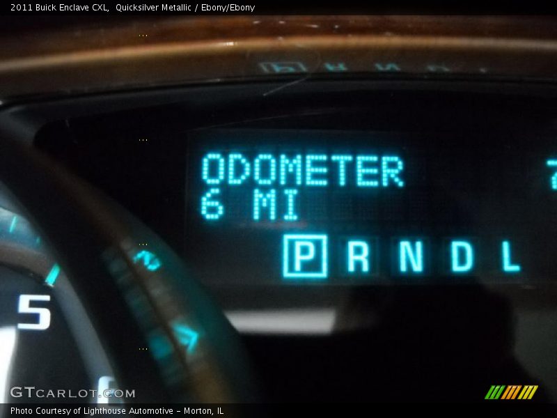 Quicksilver Metallic / Ebony/Ebony 2011 Buick Enclave CXL
