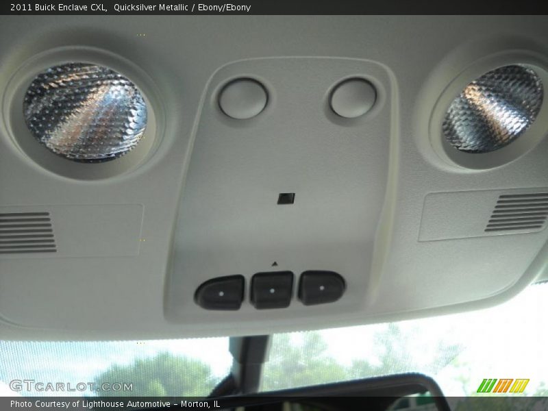 Quicksilver Metallic / Ebony/Ebony 2011 Buick Enclave CXL