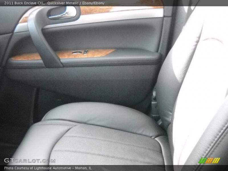 Quicksilver Metallic / Ebony/Ebony 2011 Buick Enclave CXL