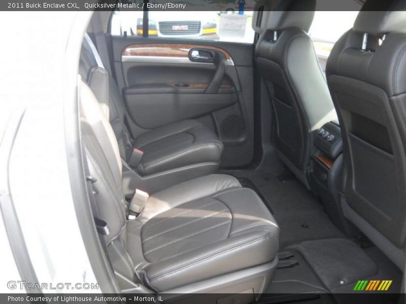 Quicksilver Metallic / Ebony/Ebony 2011 Buick Enclave CXL