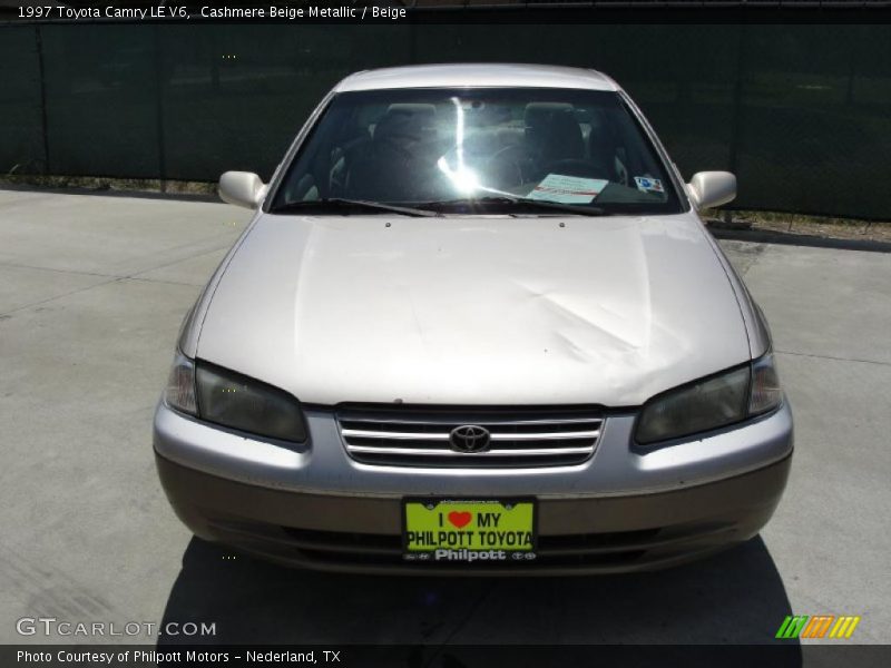 Cashmere Beige Metallic / Beige 1997 Toyota Camry LE V6