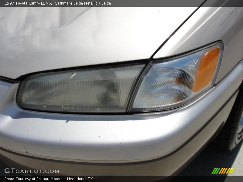 Cashmere Beige Metallic / Beige 1997 Toyota Camry LE V6