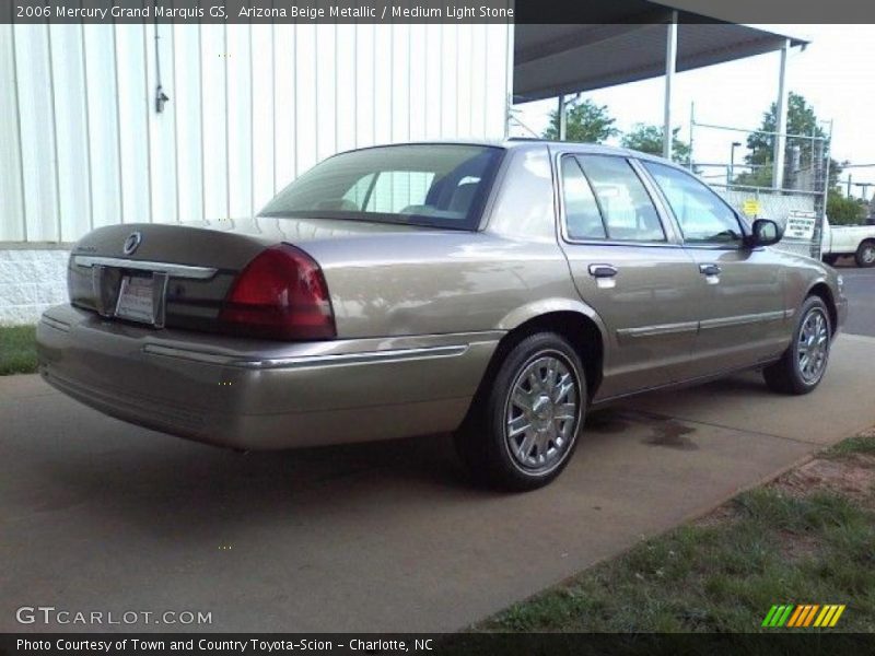 Arizona Beige Metallic / Medium Light Stone 2006 Mercury Grand Marquis GS