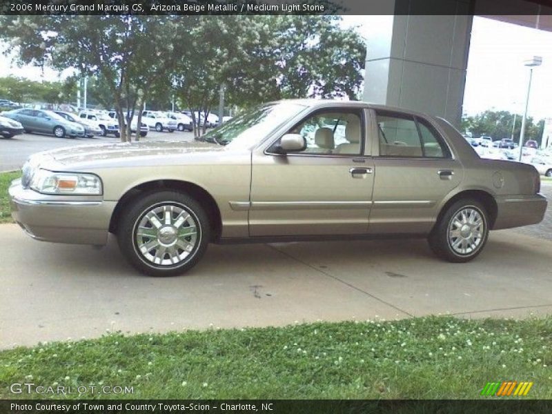 Arizona Beige Metallic / Medium Light Stone 2006 Mercury Grand Marquis GS