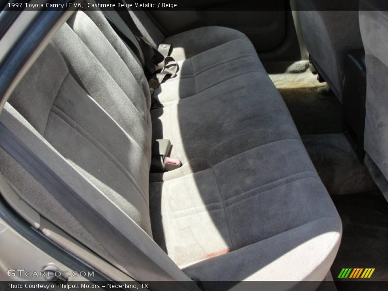 Cashmere Beige Metallic / Beige 1997 Toyota Camry LE V6