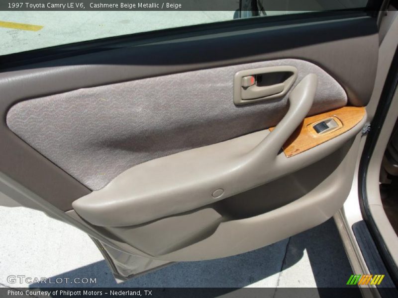 Cashmere Beige Metallic / Beige 1997 Toyota Camry LE V6