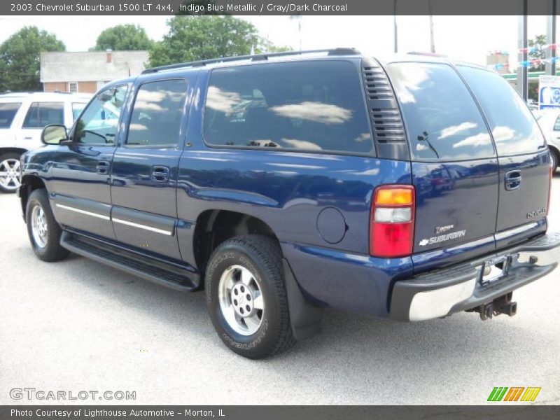 Indigo Blue Metallic / Gray/Dark Charcoal 2003 Chevrolet Suburban 1500 LT 4x4