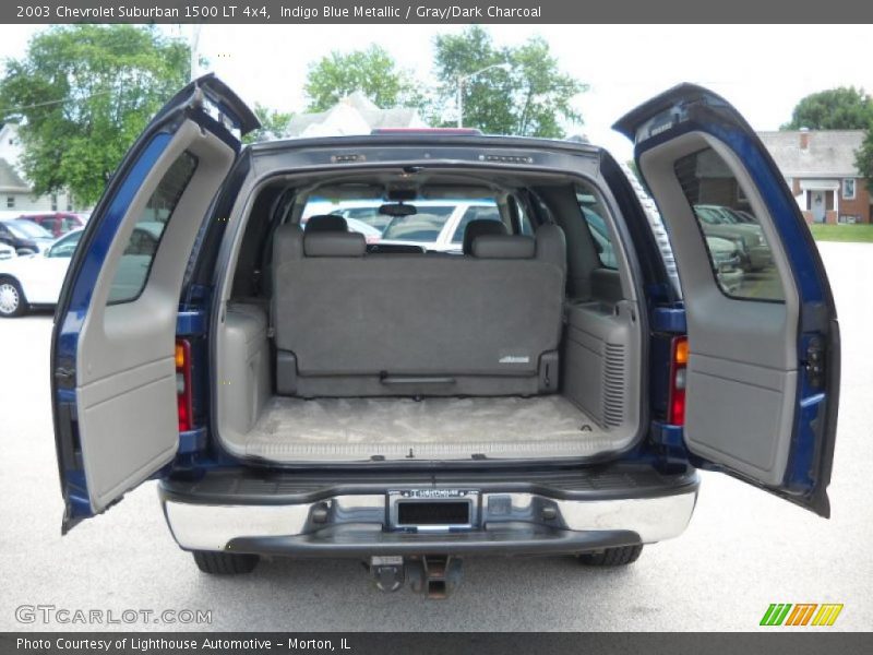 Indigo Blue Metallic / Gray/Dark Charcoal 2003 Chevrolet Suburban 1500 LT 4x4