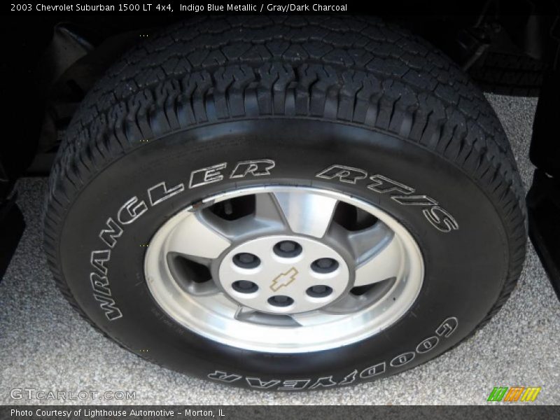 Indigo Blue Metallic / Gray/Dark Charcoal 2003 Chevrolet Suburban 1500 LT 4x4