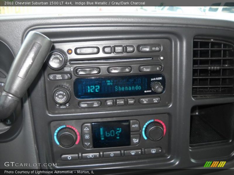 Indigo Blue Metallic / Gray/Dark Charcoal 2003 Chevrolet Suburban 1500 LT 4x4