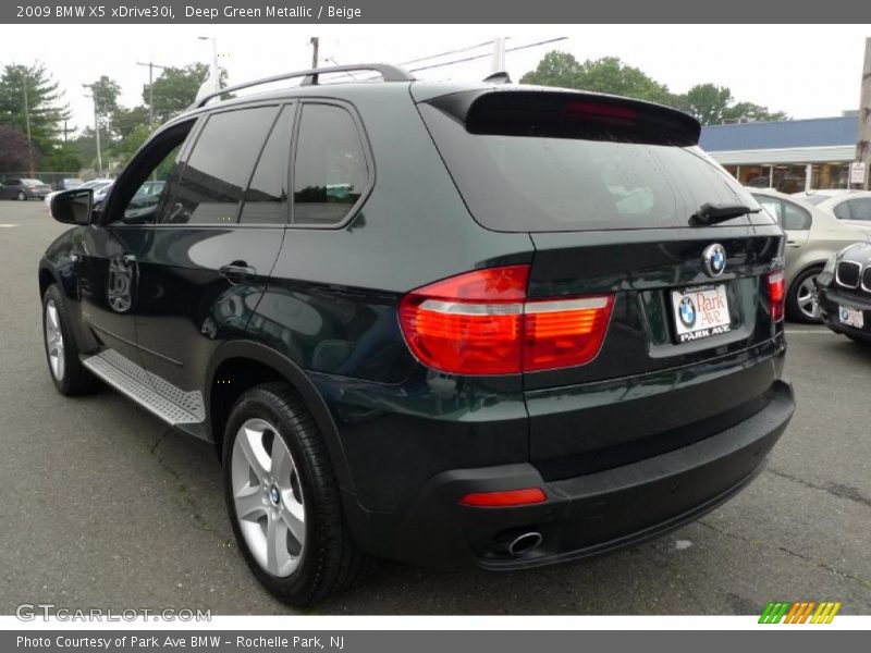 Deep Green Metallic / Beige 2009 BMW X5 xDrive30i