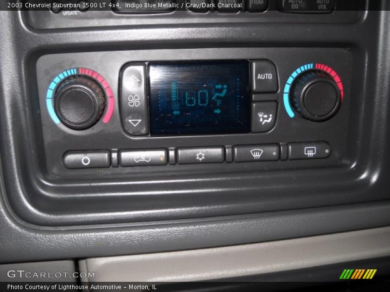 Indigo Blue Metallic / Gray/Dark Charcoal 2003 Chevrolet Suburban 1500 LT 4x4